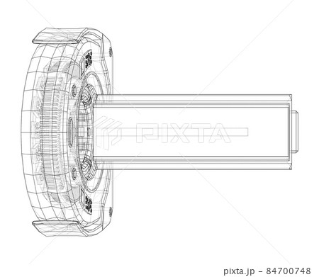 3d illustration of a MRI machine 84700748