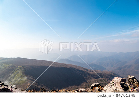快晴の那須岳(茶臼岳) 快晴の那須岳(茶臼岳) 84701349