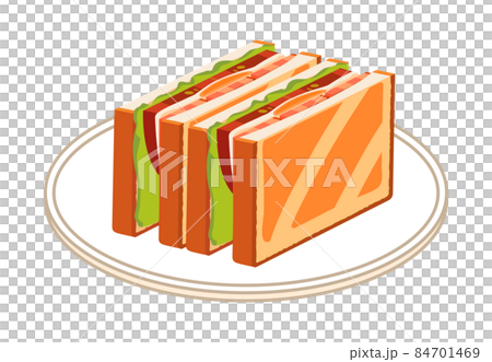 BLTE sandwich square hot BLTE sandwich square hot 84701469