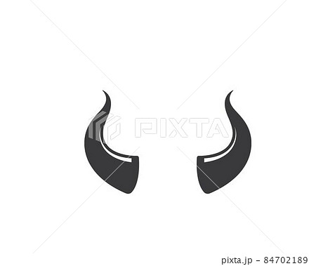 devil horn,animal horn logo icon vector 84702189