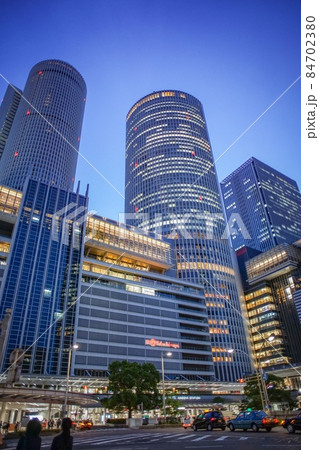 名古屋駅前 高層ビル群 名古屋駅前 84702380