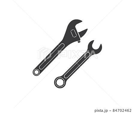 wrench icon vector of automotive service illustration 84702462