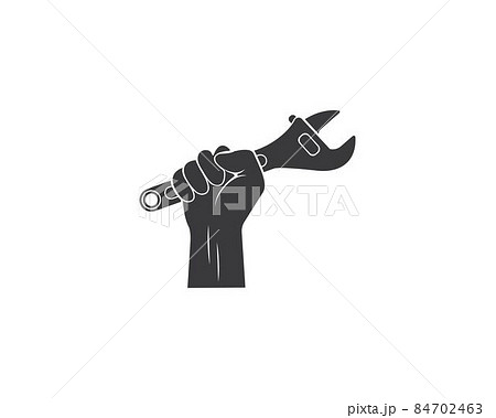 wrench icon vector of automotive service illustration 84702463