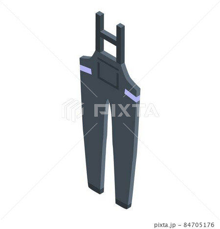 Fisherman equipment icon, isometric style 84705176