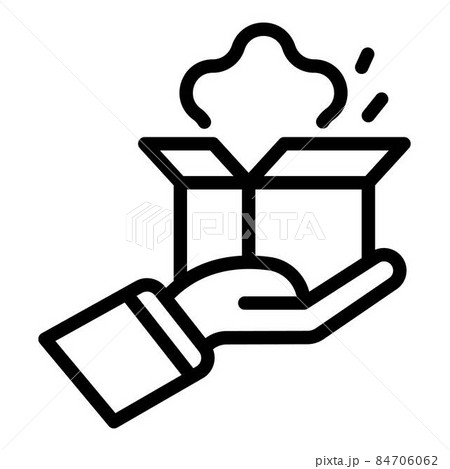 Take project box icon, outline style Take project box icon, outline style 84706062