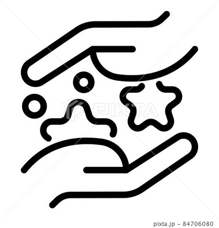 Keep manager working icon, outline style 84706080