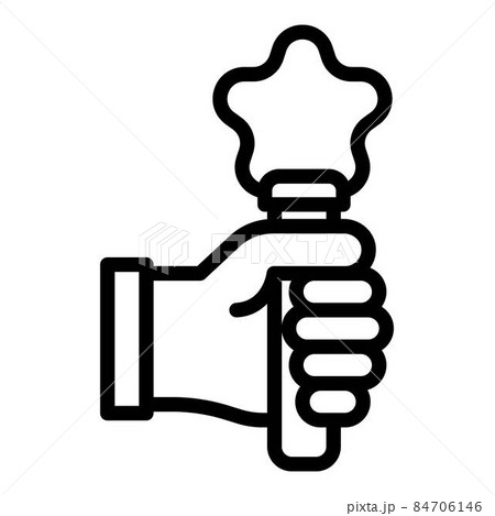 Develop magic stick icon, outline style 84706146
