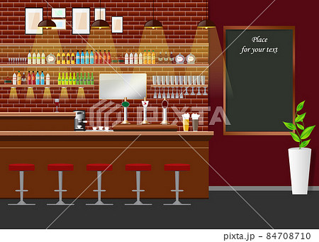 Empty restaurant concept. 84708710