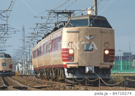 北陸本線 美川-加賀笠間 JR西日本 485系 K01編成(金沢) 加越 北陸本線 美川-加賀笠間 JR西日本 485系 K01編成(金沢) 加越 84710274
