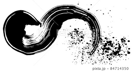 波 波しぶき 手書き 毛筆イラストのイラスト素材 波 波しぶき 手書き 毛筆イラストのイラスト素材