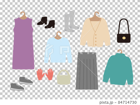洋服セット1　冬物　洋服・ニット・靴下・靴・鞄・小物 84714730