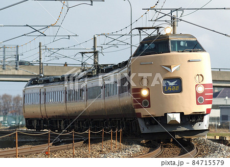 北陸本線 加賀笠間-美川 JR西日本 485系 Y31編成(金沢) しらさぎ 北陸本線 加賀笠間-美川 JR西日本 485系 Y31編成(金沢) しらさぎ 84715579