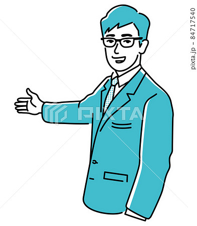 案内するビジネスパーソン 84717540