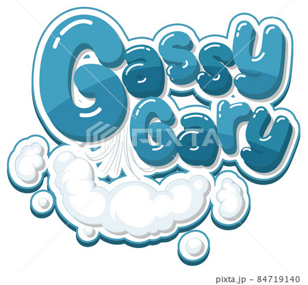 Gassy Gary logo text design 84719140