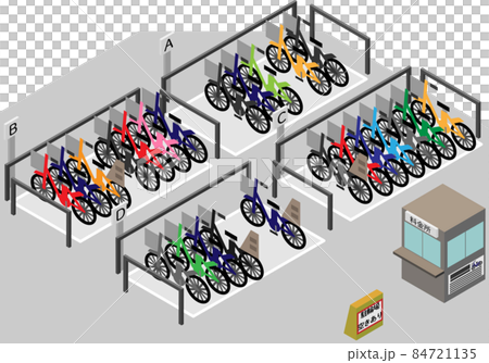 等距載人自行車停車場 84721135