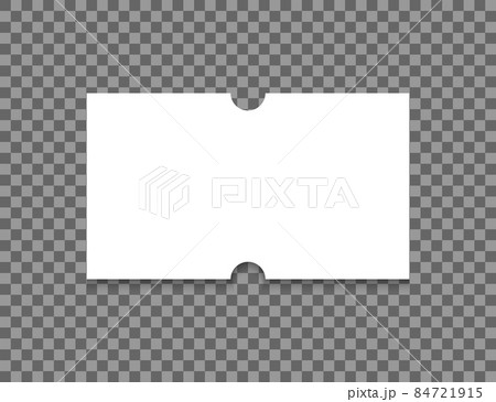 Self-adhesive paper price tag. Blank price label. White sticker to indicate the expiration date. Vector illustration isolated on transparent background Self-adhesive paper price tag. Blank price label. White sticker to indicate the expiration date. Vector illustration isolated on transparent background 84721915