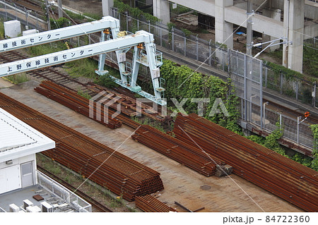 田端駅付近の保線基地（上野保線技術センター） 84722360