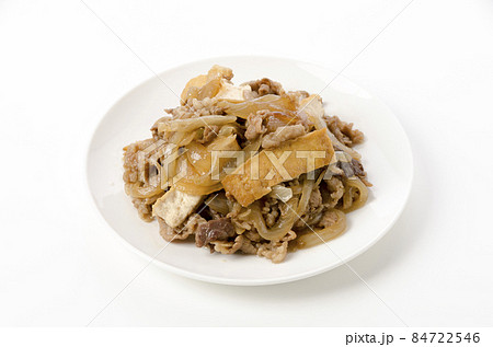牛バラと厚揚げの炒め煮 牛バラと厚揚げの炒め煮 84722546
