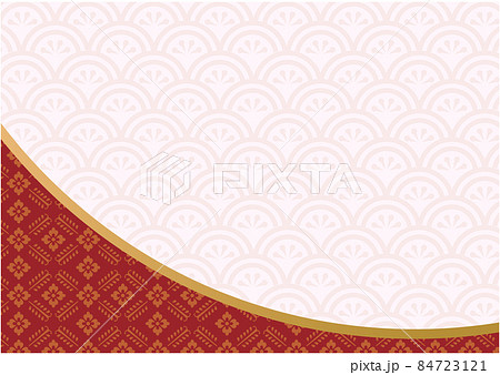 大正レトロ  和柄　和風　背景 84723121