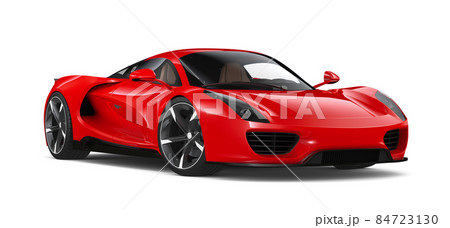 Red sports car  84723130