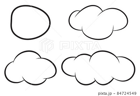 Cartoon Various Animals Dung Set outline Cartoon Various Animals Dung Set outline 84724549