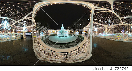 さっぽろホワイトイルミネーション(360°VR素材) さっぽろホワイトイルミネーション(360°VR素材) 84725742