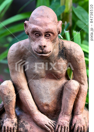 Ancient sculpture of a sitting creature Ancient sculpture of a sitting creature 84736510