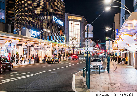 京都　夜の四条河原町 84736633