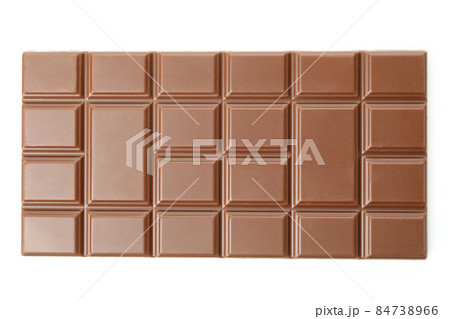 Tasty chocolate bar isolated on white background 84738966
