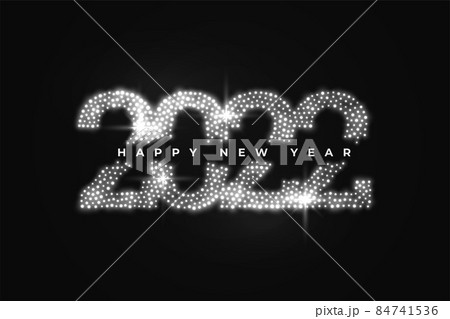 happy new year 2022 silver glittering text numbers greeting design happy new year 2022 silver glittering text numbers greeting design 84741536