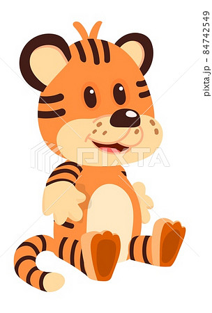 Tiger soft toy. Plush stuffed fluffy animal 84742549