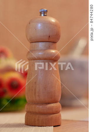small wooden salt and pepper shaker, cute minimalistic kitchen accesory 84744280