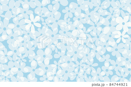 Floral seamless with hand drawn color flowers. Cute summer background. Modern floral compositions. Fashion vector stock illustration for wallpaper, posters, card, fabric, textile Floral seamless with hand drawn color flowers. Cute summer background. Modern floral compositions. Fashion vector stock illustration for wallpaper, posters, card, fabric, textile 84744921