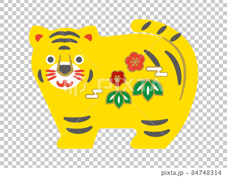 寅年　年賀状　素材 84748314