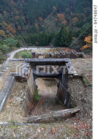 マイントピア別子の東平ゾーンの東平索道停車場跡 マイントピア別子の東平ゾーンの東平索道停車場跡 84748647