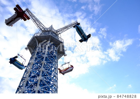 生駒山上遊園地の飛行塔3 84748828