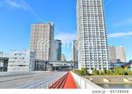 港南大橋/京浜運河より品川駅方面を望む(東京都港区)【2021.12】 港南大橋/京浜運河より品川駅方面を望む(東京都港区)【2021.12】 84748908