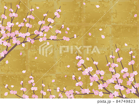 桃の木の背景 84749823