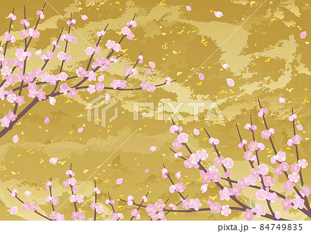 桃の木の背景 84749835