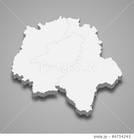 3d isometric map of Indre-et-Loire is a department in France 3d isometric map of Indre-et-Loire is a department in France 84754243