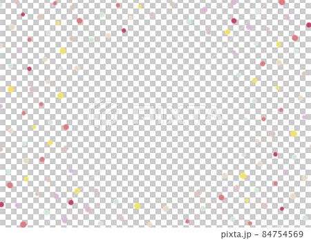 複製五彩紙屑流行色派對裝飾裝飾亮色圈背景中心的空間 84754569