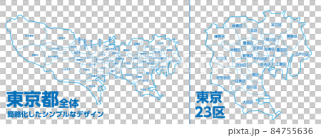 簡單易用的東京地圖,含 23 個區 簡單易用的東京地圖,含 23 個區 84755636