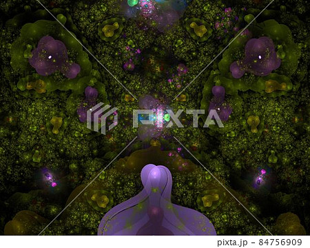 Imaginatory fractal abstract background Image 84756909