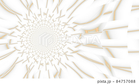 CGライン　ジオメトリックライン背景素材 84757088
