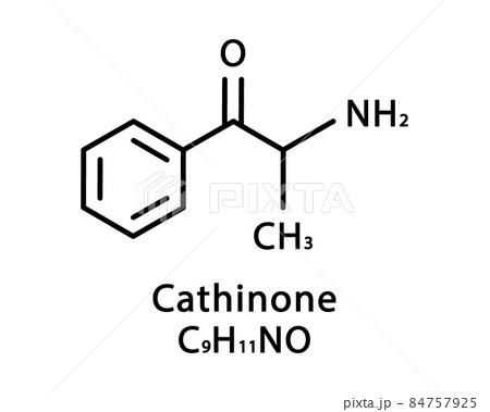 Cathinone molecular structure. Cathinone skeletal chemical formula. Chemical molecular formula vector illustration Cathinone molecular structure. Cathinone skeletal chemical formula. Chemical molecular formula vector illustration 84757925