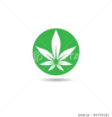 Cannabis logo template vector 84759181