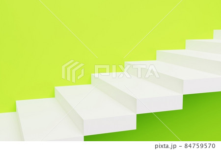 3d素材 シンプルな階段のイラスト素材