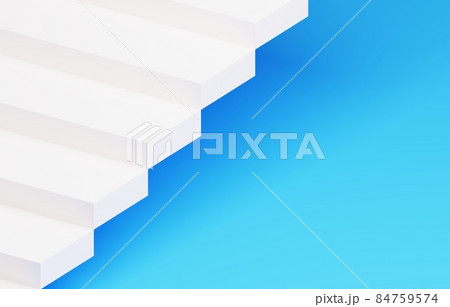 3D素材_シンプルな階段 84759574