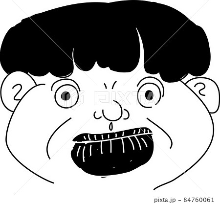 面白い人間の顔 ブサイク 怖い おじさん おばさん 84760061