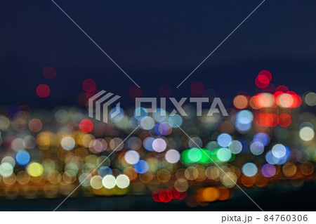 ボケ 夜景 都市 84760306